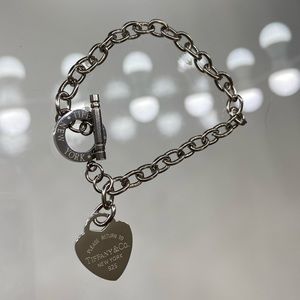 Tiffany and Co Toggle Heart Charm Bracelet